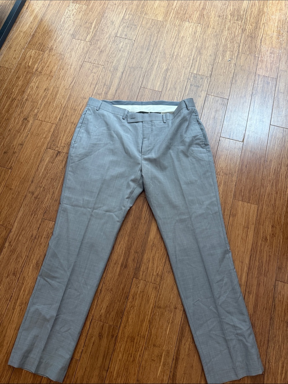 Calvin Klein Light Gray Men's Dress Pants